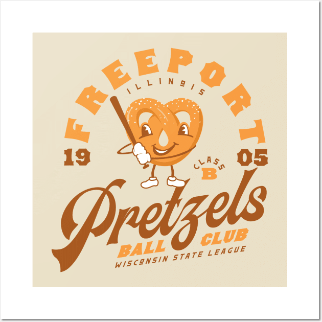 Freeport Pretzels Wall Art by MindsparkCreative